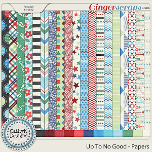 Up To No Good - Papers by CathyK Designs