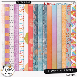 A Sweet Halloween - Papers - by Neia Scraps