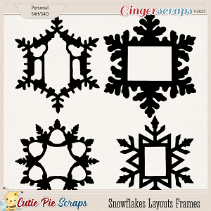 Snowflakes Layouts Frames 01 Snowflakes Layouts Frames 01