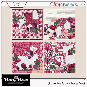 Love Me Quick Page Set by Memory Mosaic