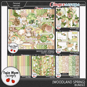 Woodland Spring - BUNDLE by Twin Mom Scraps Woodland Spring - BUNDLE by Twin Mom Scraps