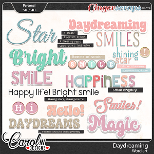 Daydreaming-Word art