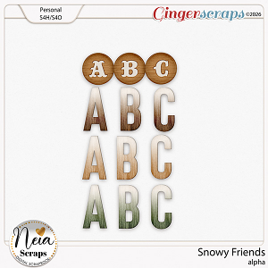 Snowy Friends - Alpha - by Neia Scraps Snowy Friends - Alpha - by Neia Scraps
