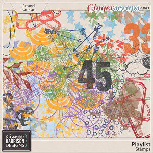 Playlist Stamps by Aimee Harrison