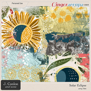 Solar Eclipse Artsy Bits by J. Conlon and Sons
