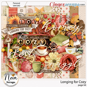 Longing for Cozy - Page Kit - by Neia Scraps