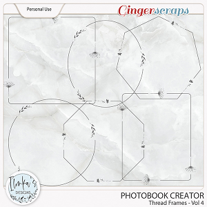 Photobook Creator Thread Frames Vol 4 by Ilonka's Designs