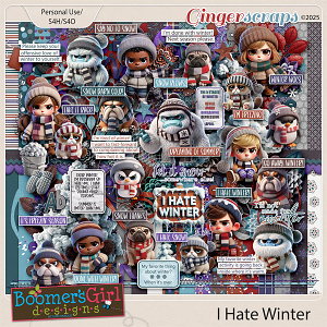 I Hate Winter by BoomersGirl Designs