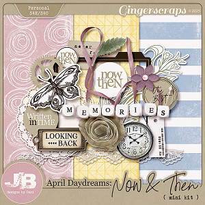 April Daydreams: Now & Then Mini Kit by JB Studio