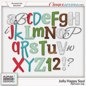 Jolly Happy Soul Alphabet Sets by Aimee Harrison