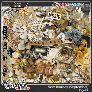 New Journey-{September}-Page Kit