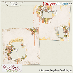 Kristmess Angels QuickPages Set 1
