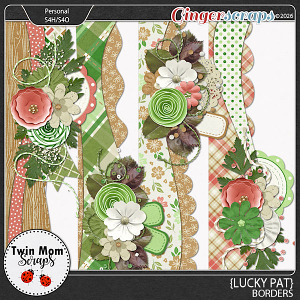 Lucky Pat - BORDERS by Twin Mom Scraps