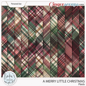 A Merry Little Christmas Plaids by Ilonka's Designs