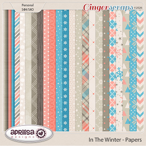 In The Winter - Papers by Aprilisa Designs