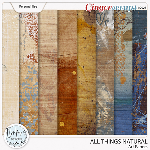 All Things Natural Art Papers by Ilonka's Designs