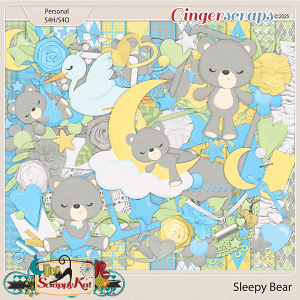 Sleepy Bear Kit by The Scrappy Kat