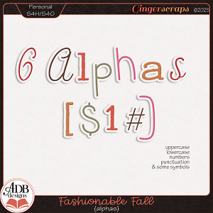 Fashionable Fall Alphas by ADB Designs