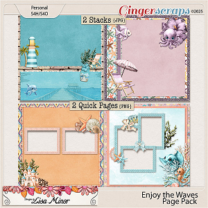 Enjoy the Waves Page Pack from Designs by Lisa Minor