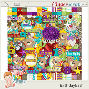 Birthday Bash-Page Kit