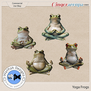 CU Yoga Frogs by Wetfish Designs