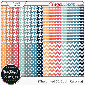 The United 50: South Carolina EXTRA PAPERS by Heather Z Scraps