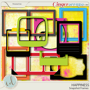 Happiness Snapshot Frames by Ilonka's Designs