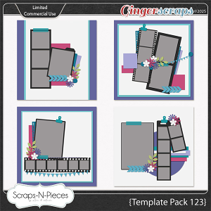 Template Pack 123 by Scraps N Pieces 