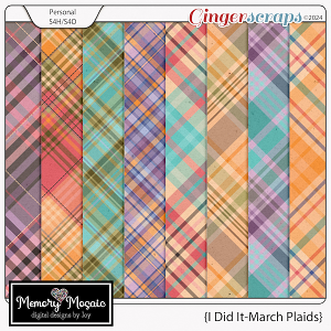 I Did It-March Plaids by Memory Mosaic