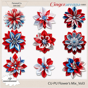 CU/PU Flower Mix_Vol3 Adrienne Skelton Designs 