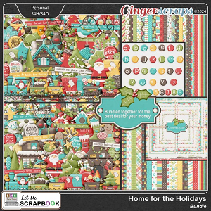 Home for the Holidays Bundle by Let Me Scrapbook