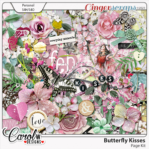 Butterfly Kisses-Page Kit