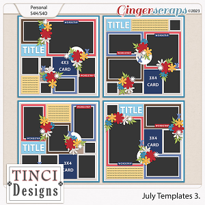 July Templates 3