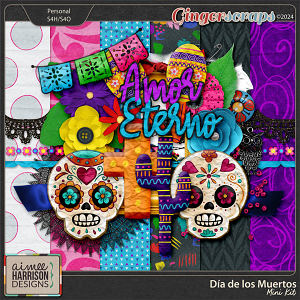 Dia De Los Muertos Mini Kit by Aimee Harrison