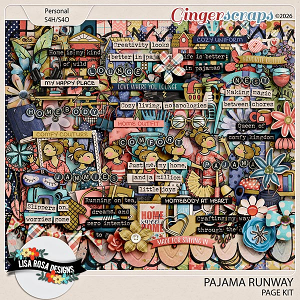 Pajama Runway - Page Kit by Lisa Rosa Designs