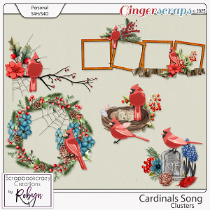 Cardinals Song Clusters by Scrapbookcrazy Creations
