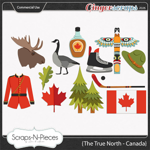 The True North-Canada Commercial Use Templates by Scraps N Pieces
