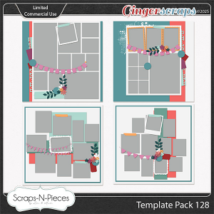 Template Pack 128 by Scraps N Pieces  