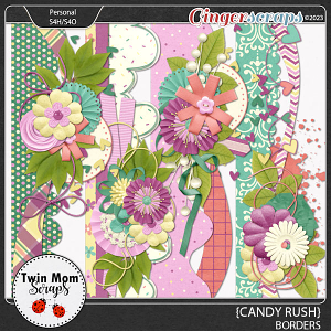 Candy Rush - BORDERS by Twin Mom Scraps