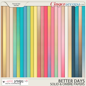 Better Days - Solid & Ombre Papers - by Neia Scraps