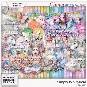 Simply Whimsical Page Kit by Aimee Harrison Simply Whimsical Page Kit by Aimee Harrison