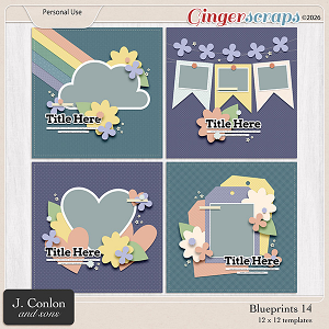 Blueprints 14 12 x 12 Templates by J. Conlon and Sons