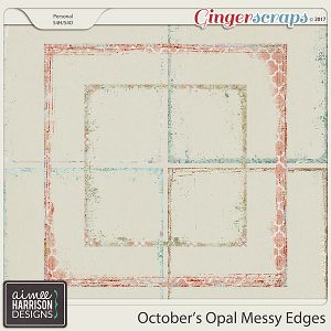 October's Opal Messy Edges by Aimee Harrison