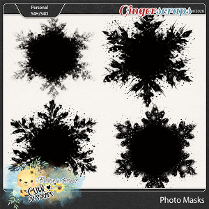 Snowflake Burst Photo Masks Snowflake Burst Photo Masks