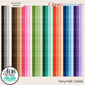 Fairy Folk Solid Papers