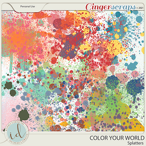 Color Your World Splatters by Ilonka's Designs