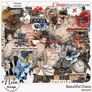 Beautiful Chaos - Elements - by Neia Scraps