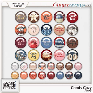 Comfy Cozy Flairs by Aimee Harrison