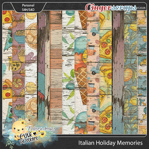 Italian Holiday Memories Wood Papers