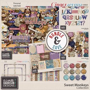 Sweet Monkeys Collection by Aimee Harrison